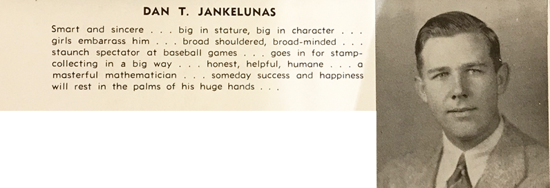 Daniel T. Jankelunas Yearbook Photo